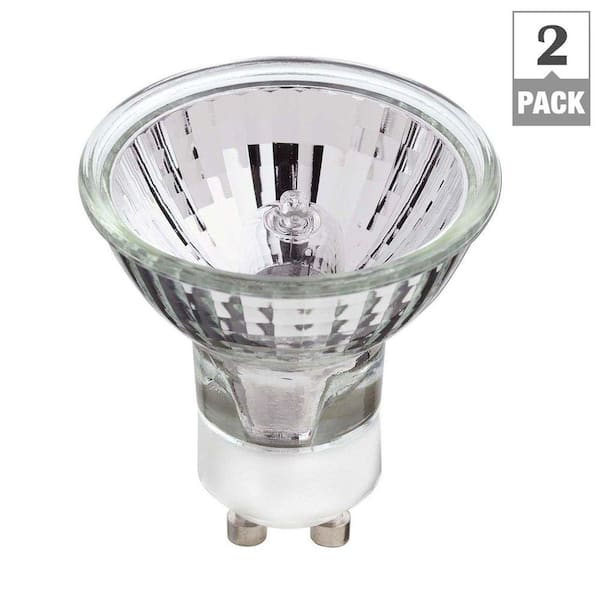 Globe Electric 50-Watt Soft White GU10 Base MR16 Halogen Spot Light Bulb (2-Pack)