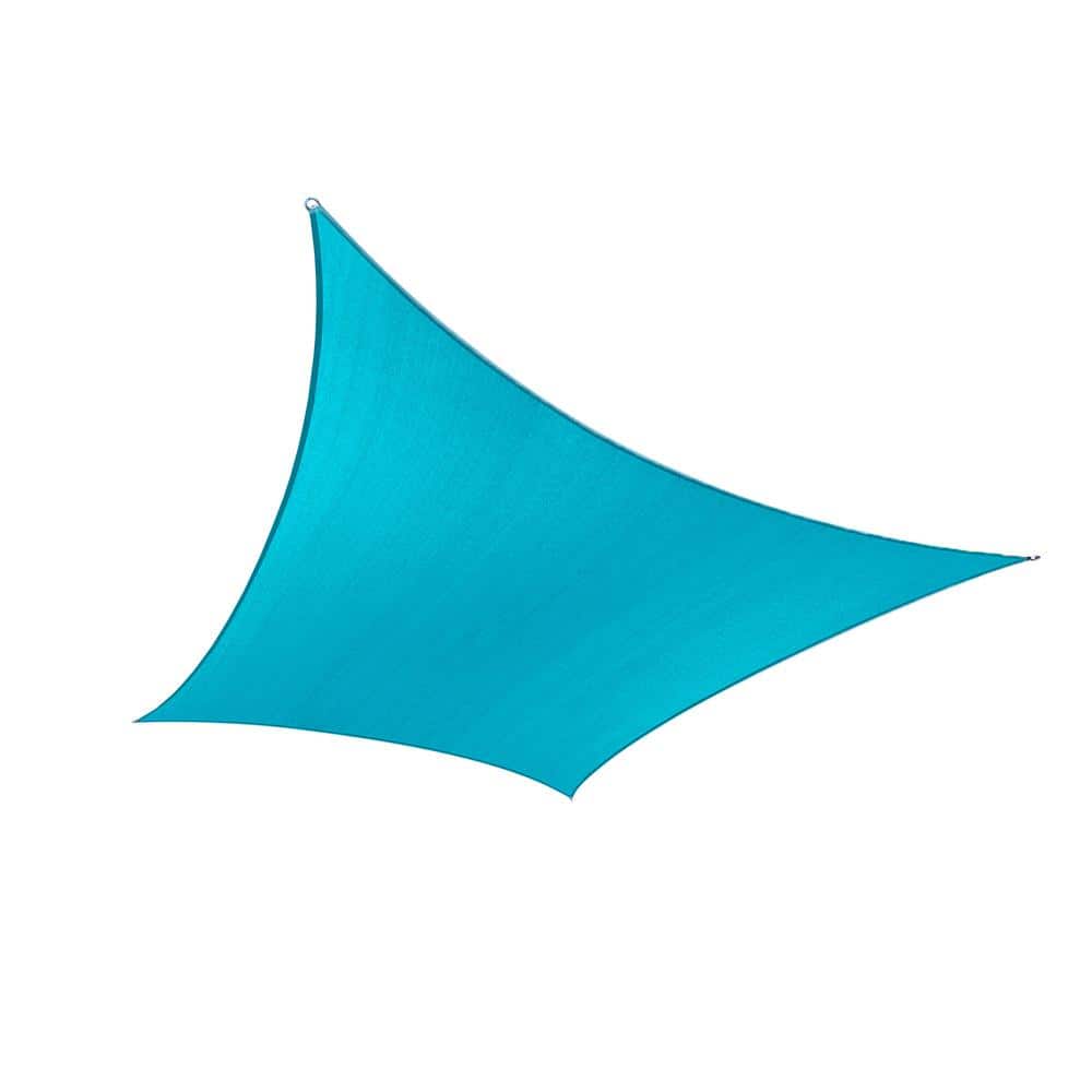 10 ft. x 13 ft. Turquoise Rectangle Sun Shade Sail Canopy Fabric Cloth price history on PriceWatchPro