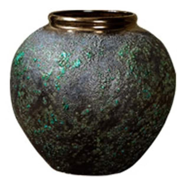 Afoxsos Vintage Smoke Ceramic Table Top Vase