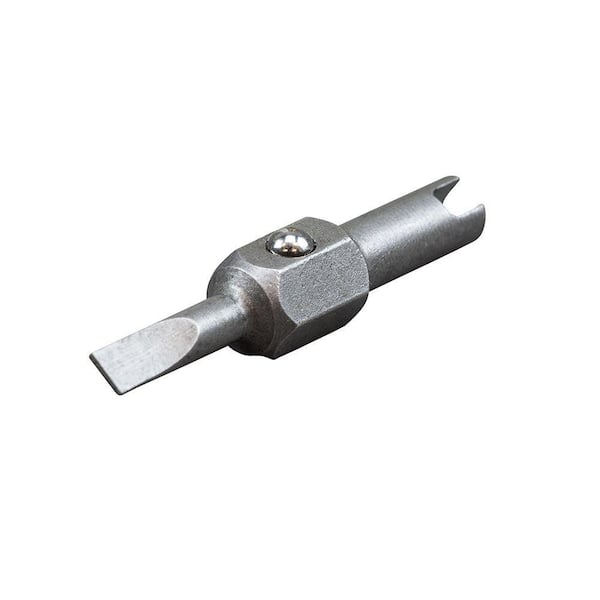 1/8 in. Slotted and Schrader Replacement Bit