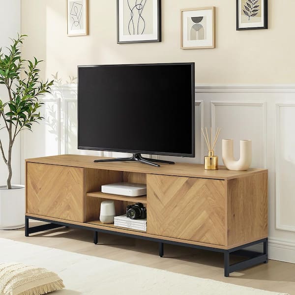 ID:G60048782　テレビ台 FUFU&GAGA White TV Cabinet Entertainment Center Fits TVs up to 50