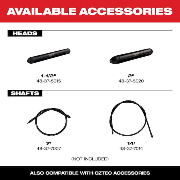 ⚪︎◯ order page　◯⚪ M18 FUEL 4' Concrete Pencil Vibrator Kit | Milwaukee Tool
