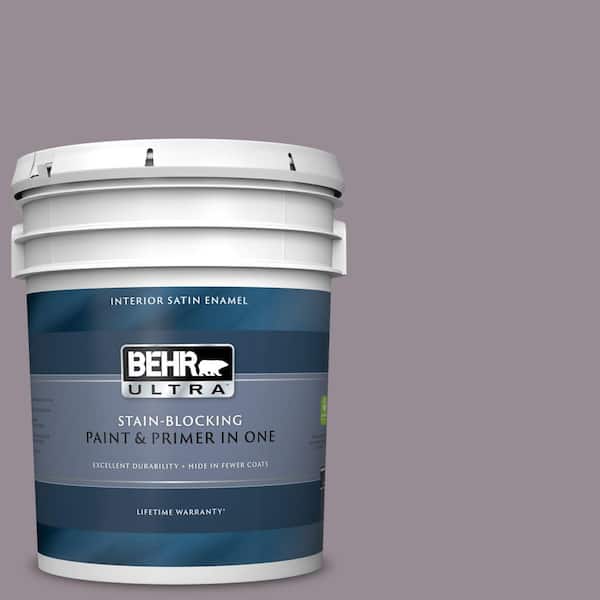 BEHR ULTRA 5 gal. #UL250-6 Contessa Satin Enamel Interior Paint and Primer in One