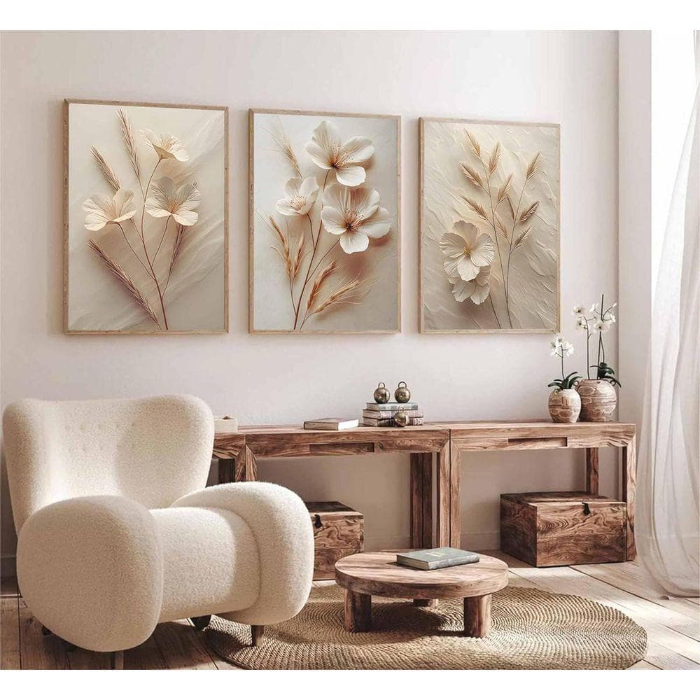 Modern Simple Framed Canvas Wall art 24 in. x 16 in. LINBQ186