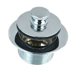 1.865 in. Overall Diameter x 11.5 in. Threads x 1.25 in. Lift and Turn Bathtub Closure in Chrome Plated