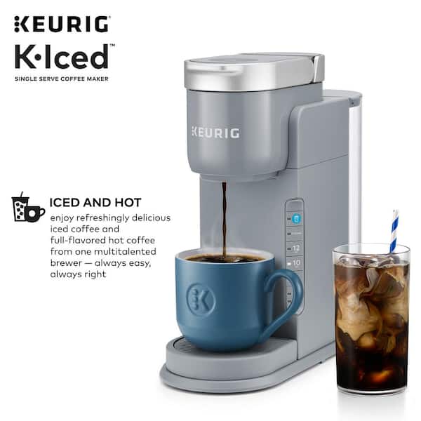 Keurig Iced Gray Single Serve One Cup Coffee Maker with Iced