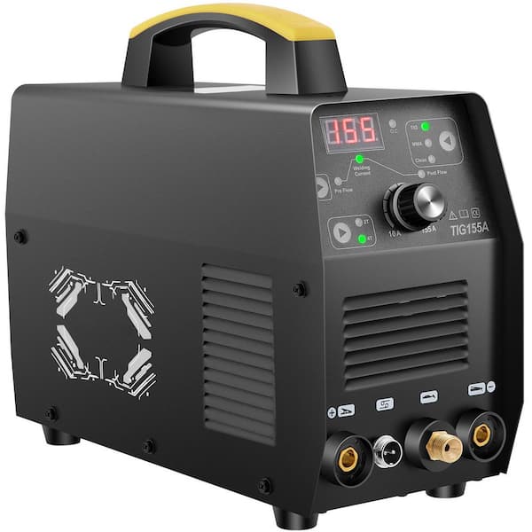 SKYSHALO Welder 3-in-1,155 Amp Digital Arc Welder, 110-Volt High Frequency TIG/Stick/Clean Welding Machine w/IGBT Inverter