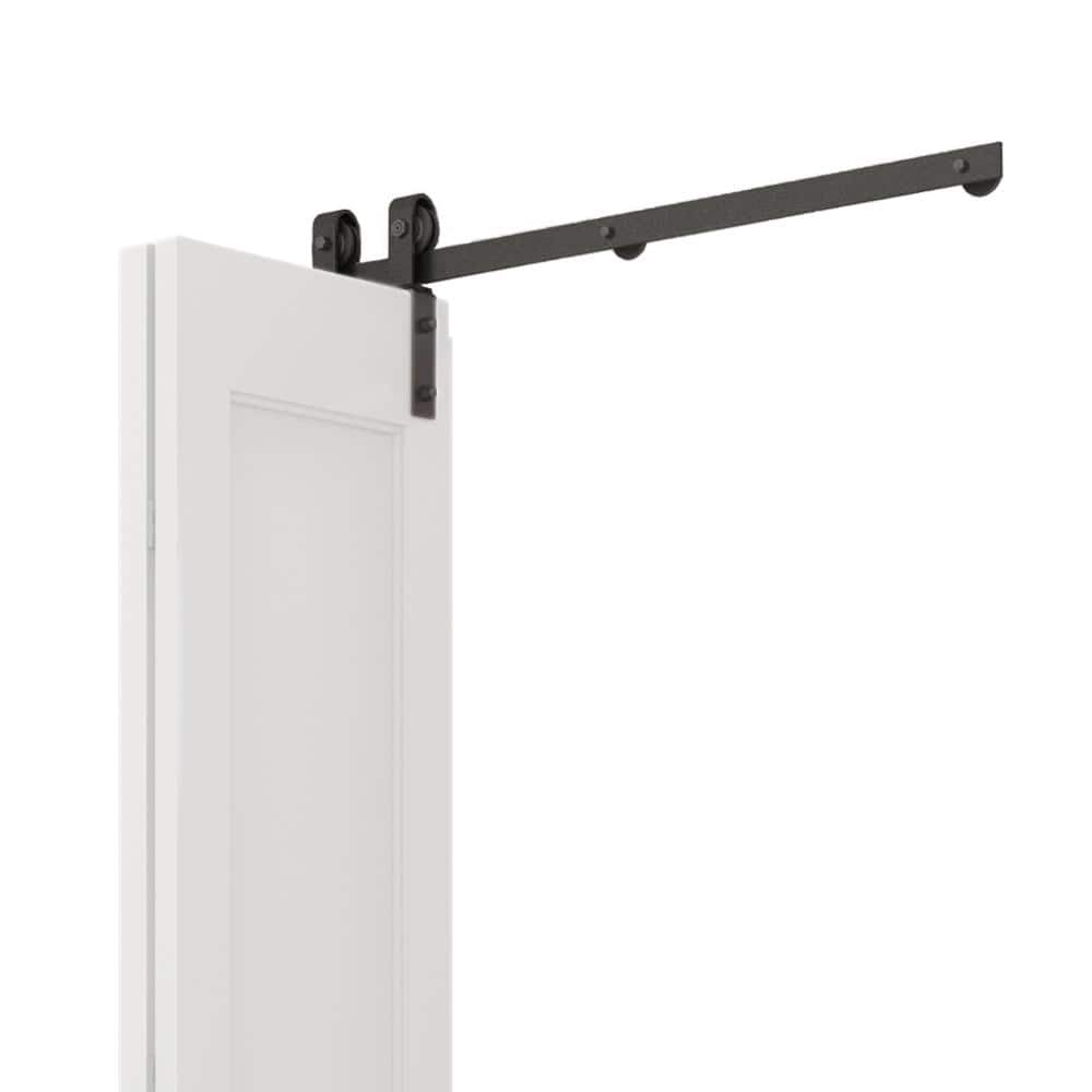 Matte Black 42" Steel Bi-Fold Door Hardware Kit