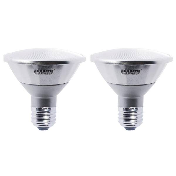 Bulbrite 50W Equivalent Soft White Light PAR30SN Dimmable LED Wet Rated Light Bulb (2-Pack)
