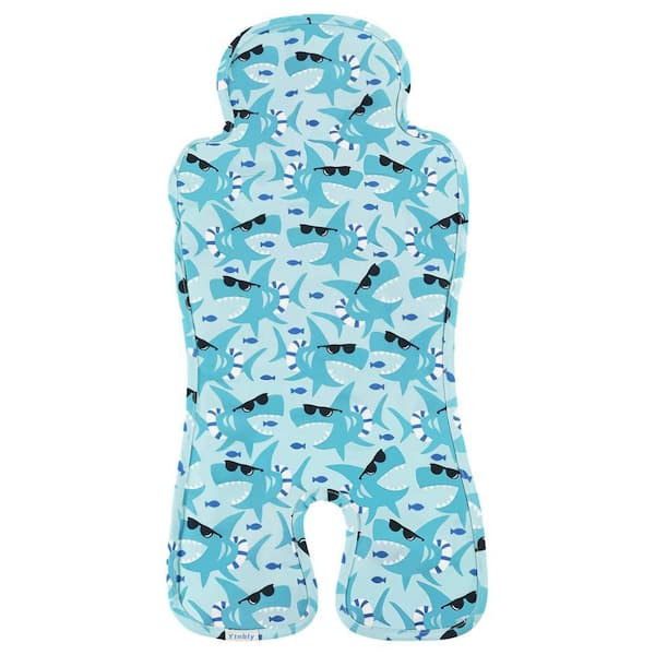 Summer Breathable Green Cooling Pad, Foldable Gel Car Seat Cooler Mat Skin-Friendly Ice Pad Multifunctional for Stroller