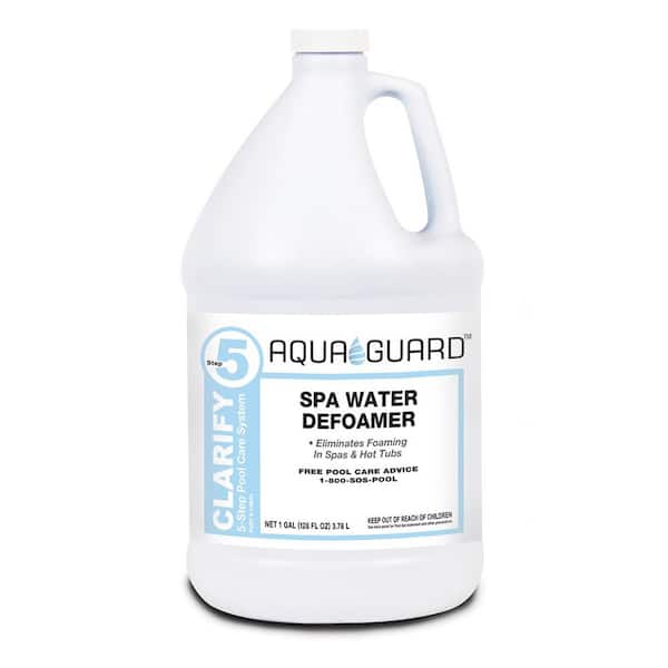 AQUAGUARD 1 Gal. Spa Water Defoamer Pool Clarifier 55128AGD The Home