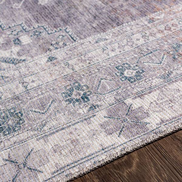 Livabliss Churchill Lavender/Gray 7 ft. x 9 ft. Indoor