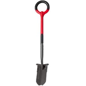 42 in., 32 in. Handle Root Slayer Carbon Steel Trench Spade