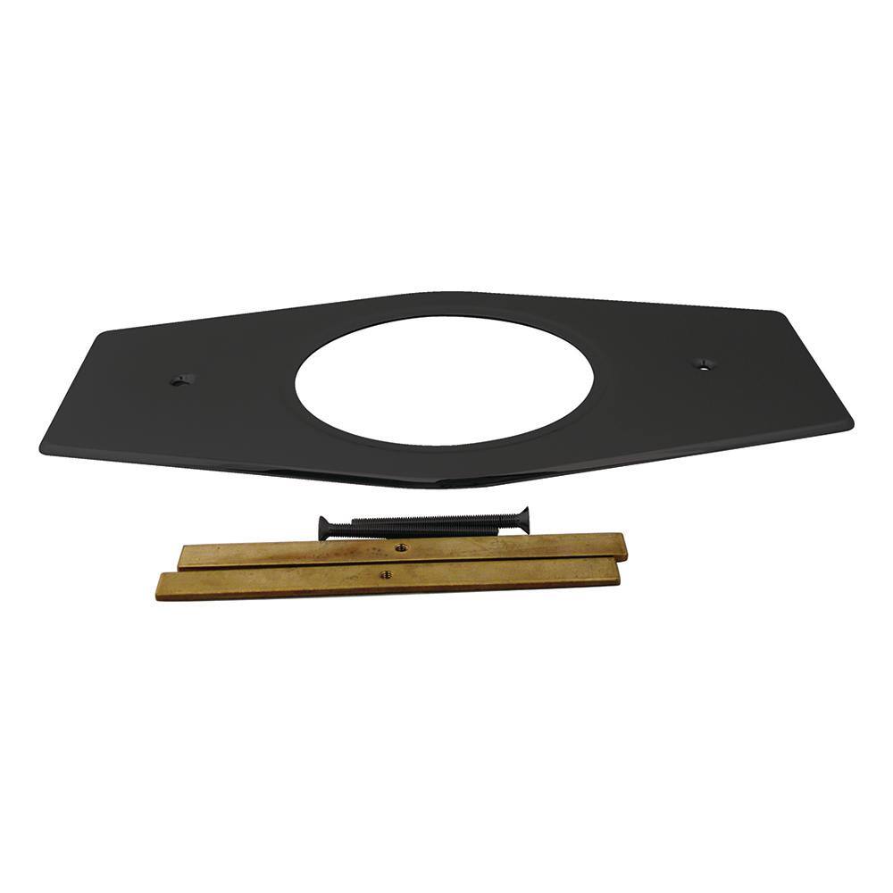 Westbrass One-Hole Remodel Cover Plate for Moen and Delta Bathtub and ...