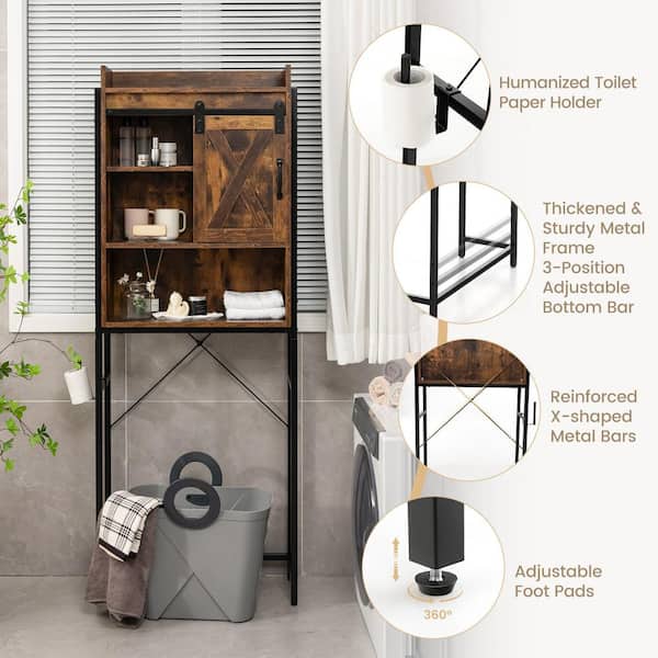 https://images.thdstatic.com/productImages/9a4988a9-dc97-46e5-9732-0ae1a47d722f/svn/rustic-costway-over-the-toilet-storage-ba7817cf-44_600.jpg