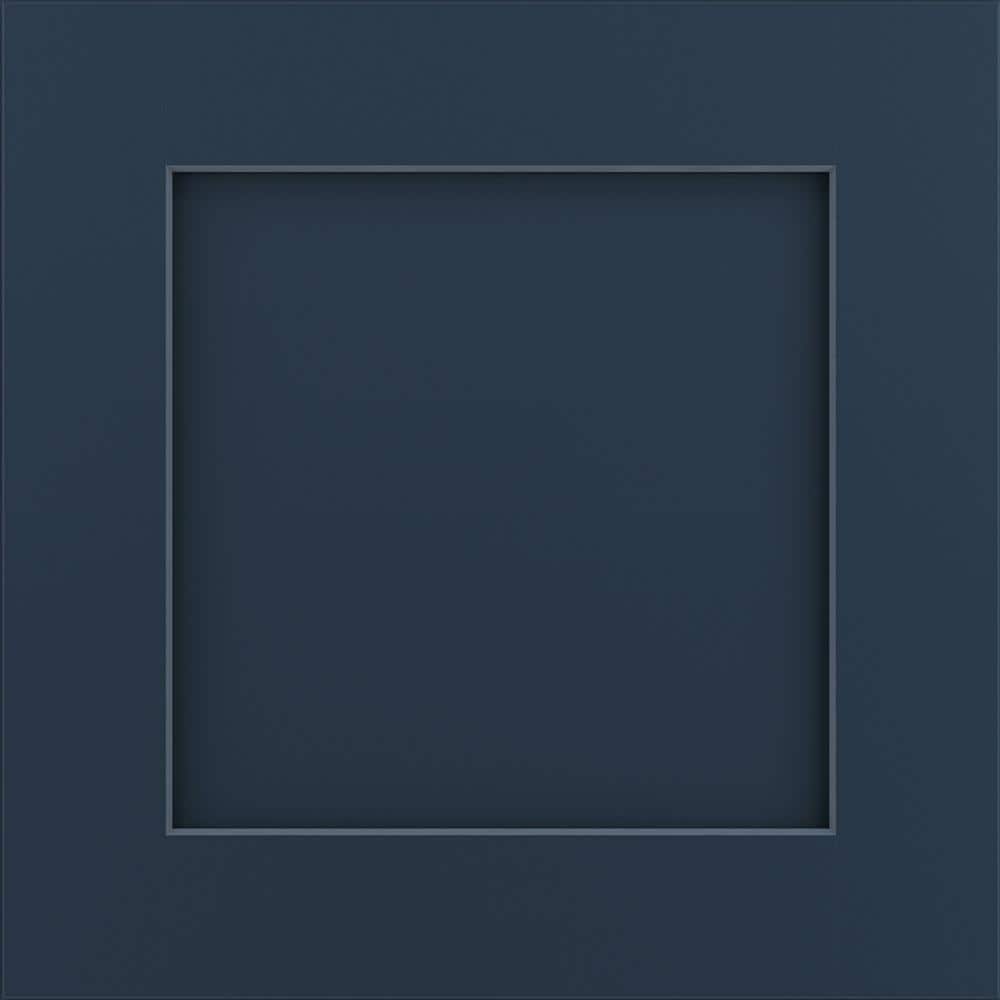 Reading 11 9/16-in. W x 3/4-in. D x 11 1/2-in. H in Painted Navy Cabinet Door Sample price history on PriceWatchPro