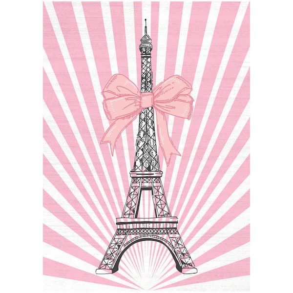 Imagination Pink 4 ft. x 5 ft. Graphic Contemporary Area Rug