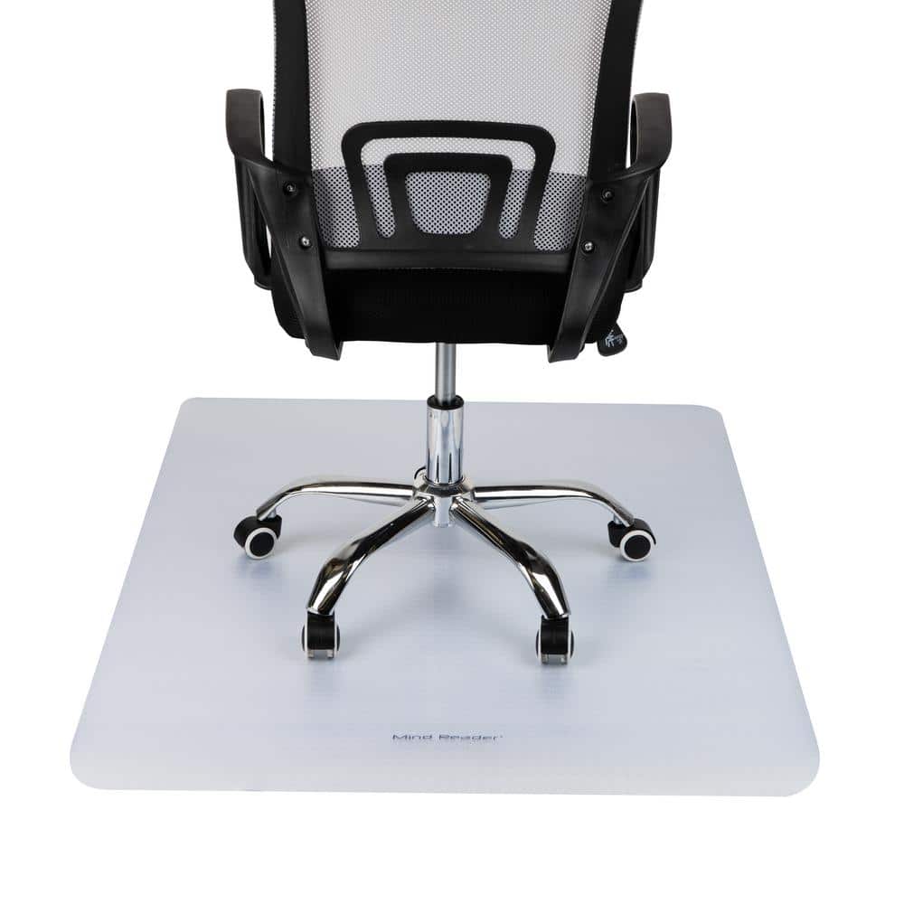 Clear Textured PVC Rectangular Chair Mat for Hard Floors