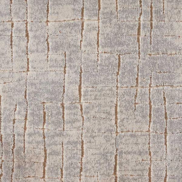 Natural Harmony 6 in. x 6 in. Texture Carpet Sample - Ferndale - Color Sterling