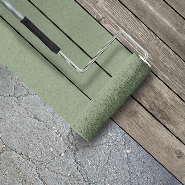 1 gal. #S390-4 Roof Top Garden Textured Low-Lustre Enamel Interior/Exterior Porch and Patio Anti-Slip Floor Paint