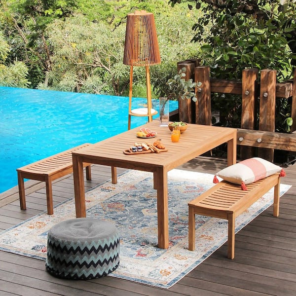 Cambridge Casual Cambridge Casual Colton Natural Teak Wood Outdoor
