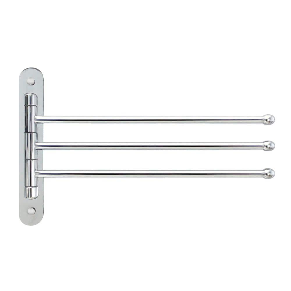 15'' Satin Nickel Stainless Steel Triple Swing Towel Bar