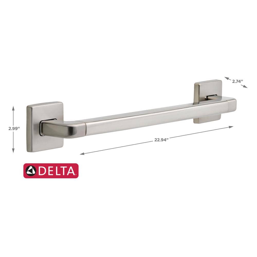 Stainless Steel 18" Modern Wall Mount Grab Bar