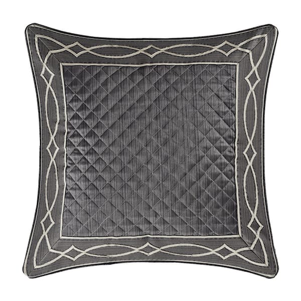 Unbranded Darwin Charcoal Charcoal Polyester Euro Sham