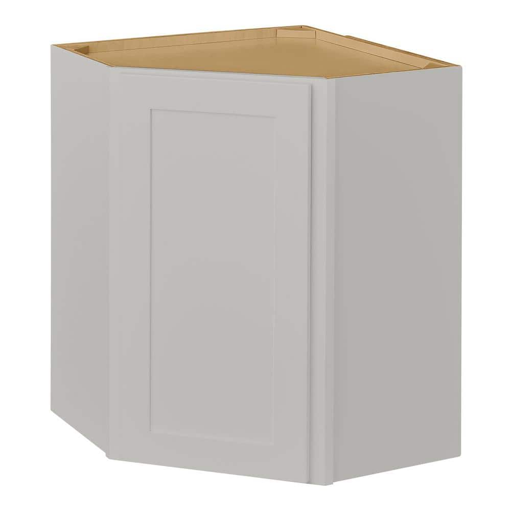 Avondale 24 in. W x 24 in. D x 30 in. H Ready to Assemble Plywood Shaker Diagonal Corner Kitchen Cabinet in Dove Gray price history on PriceWatchPro