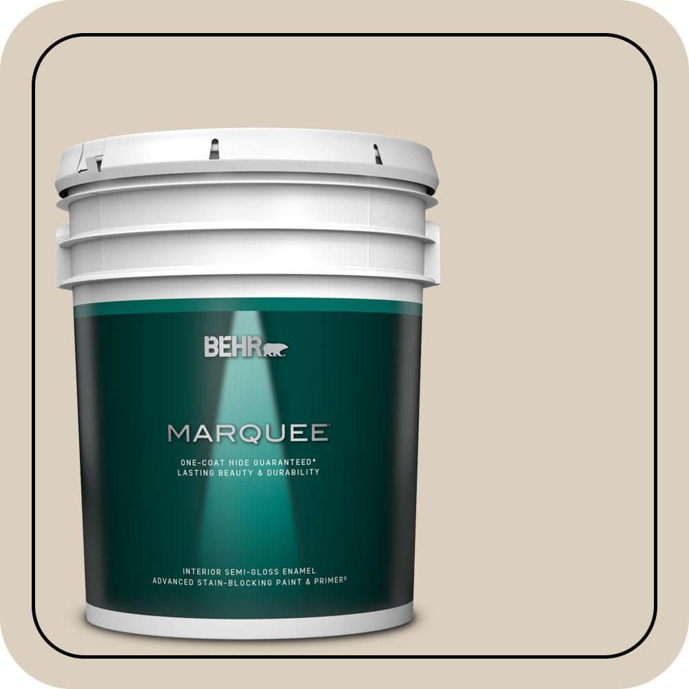5 gal. #BWC-25 Sandy Clay Semi-Gloss Enamel Interior Paint & Primer price history on PriceWatchPro