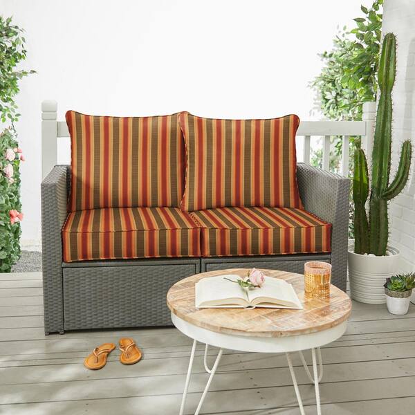 Sunbrella outdoor online loveseat