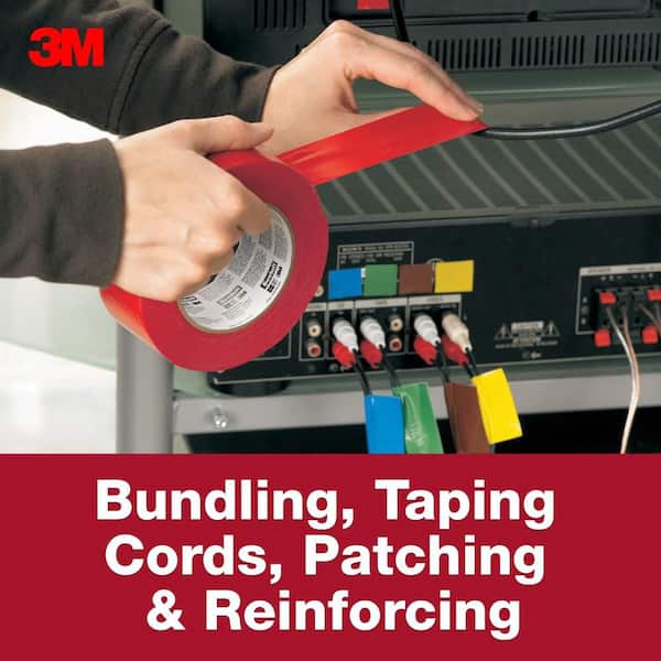 1.88 in. x 20 Yds. Multi-Use Red Colored Duct Tape (1 Roll)