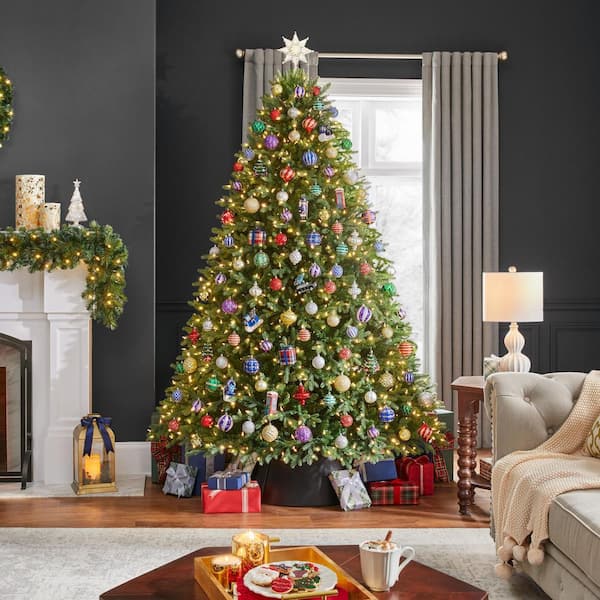 Home Decorators Collection 7.5 ft. Ashton Balsam Fir Christmas ...