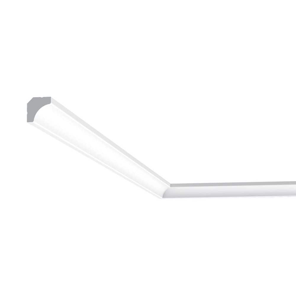 Primed White Polyurethane Crown Moulding Set of 4