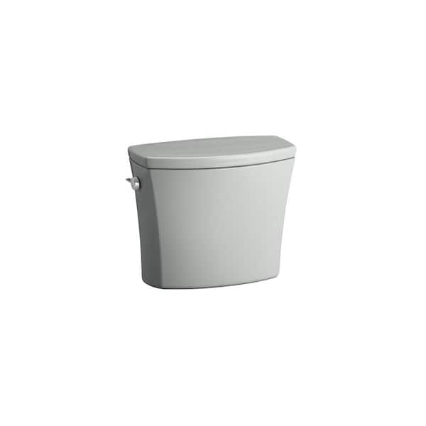 KOHLER Kelston 1.6 GPF Single Flush Toilet Tank Only with AquaPiston Flushing Technology in Ice Grey
