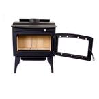 US Stove Logwood 900 sq. ft. 2020 EPA Certified Cast Iron Wood-Burning