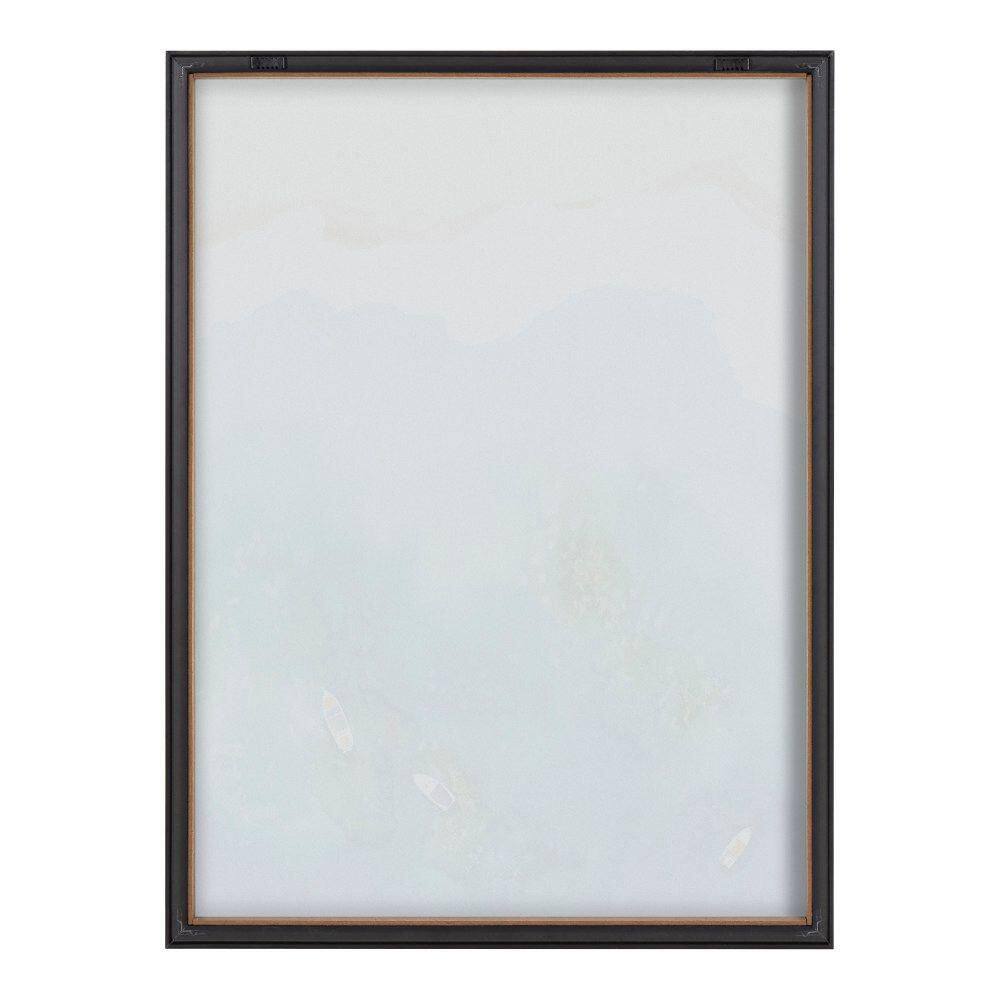 Blake Voyage 18" x 24" Framed Coastal Glass Wall Art