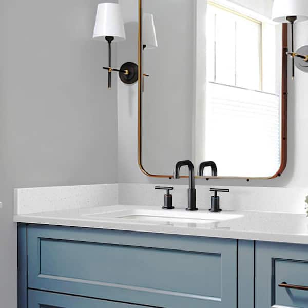 PROOX 21.25 in. W Quartz Vanity Sidesplash in Snowstorm White