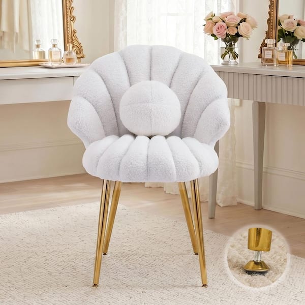White Makeup Vanity Seats