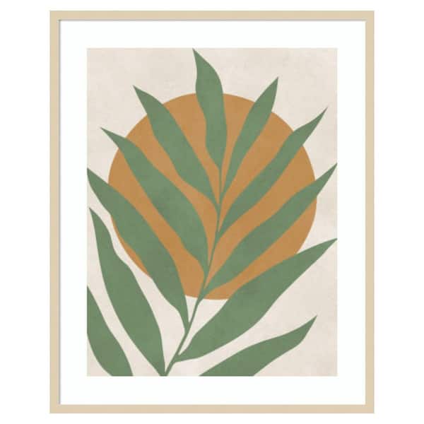 Amanti Art Floral and Tropical 3 by Vitor Costa 1-Piece Framed Giclee Nature Art Print 41 in x 33 in