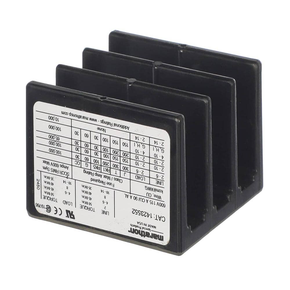 3-Pole Terminal Block, 115A, 600V SP10127 price history on PriceWatchPro