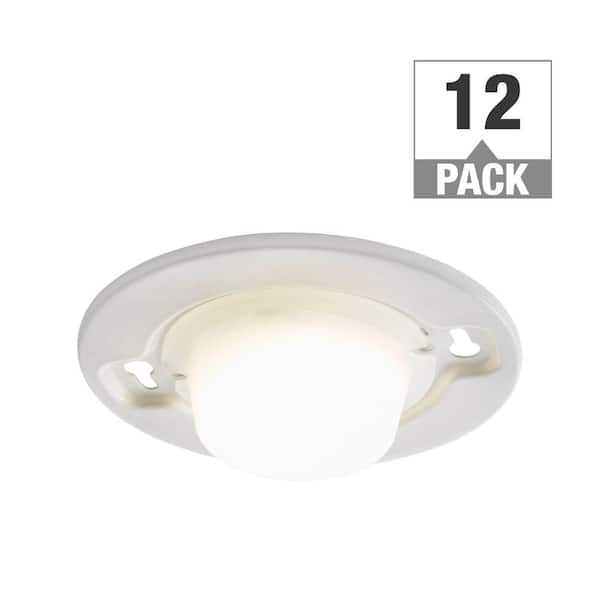 ETI LIGHTING 5 in. Closet Light Utility Garage Wall Switch Controlled LED Flush Mount Ceiling Light 650 Lumens 4000K (12-Pack)