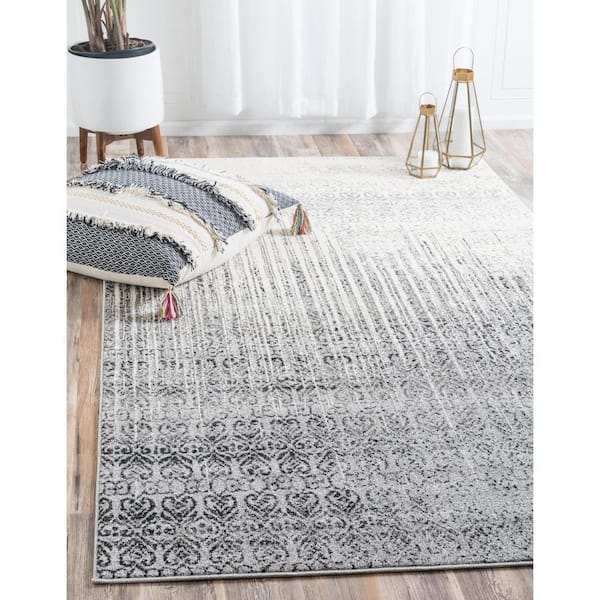 Del Mar Jennifer Gray 3' 3 x 5' 3 Area Rug
