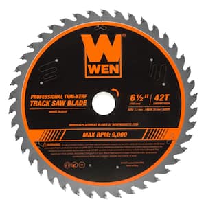 6.5 in. 42-Tooth Carbide-Tipped Thin-Kerf Professional ATAFR Track Saw Blade