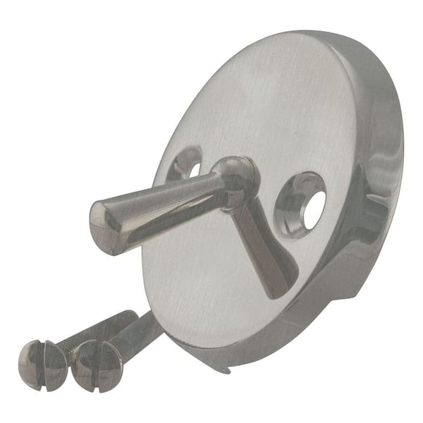 Westbrass Trip Lever Overflow Faceplate, Satin Nickel
