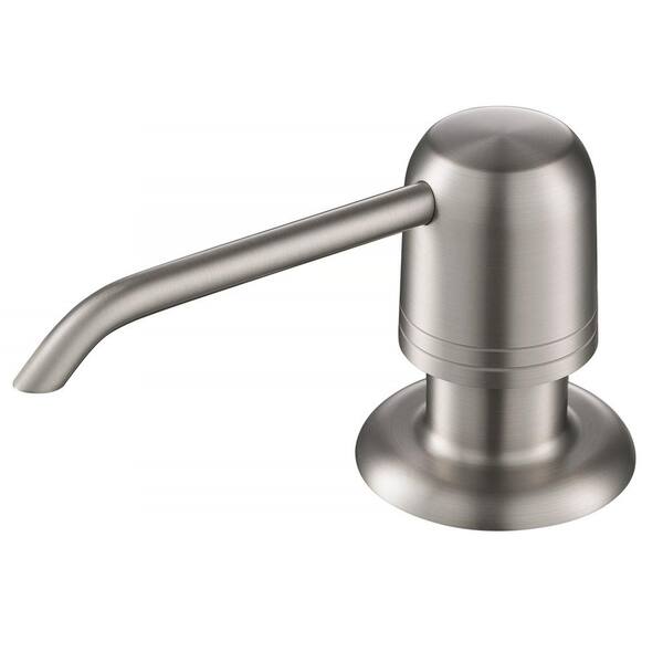 Commercial Brushed Nickel Stainless Steel Kitchen Sink Countertop Soap Dispenser