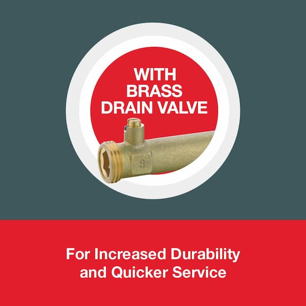 Rheem - Performance 50 Gal. Tall 4500-Watt Double Element Demand Response Ready Electric Water Heater with 6-Year Warranty