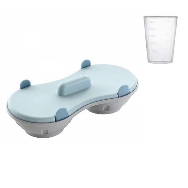 8.7 in. Silicon Egg Poacher Specialty Tool with Measure Cup for Making Poached Eggs in Microwave, Kitchen (1-Pack)