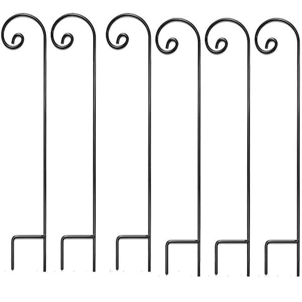 35 in. Steel Shepherd Curled Hook (6-Pack)