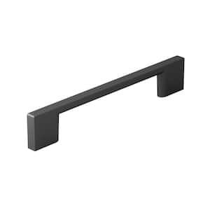 Armadale Collection 5-1/16 in. (128 mm) Matte Black Modern Rectangular Cabinet Bar Pull